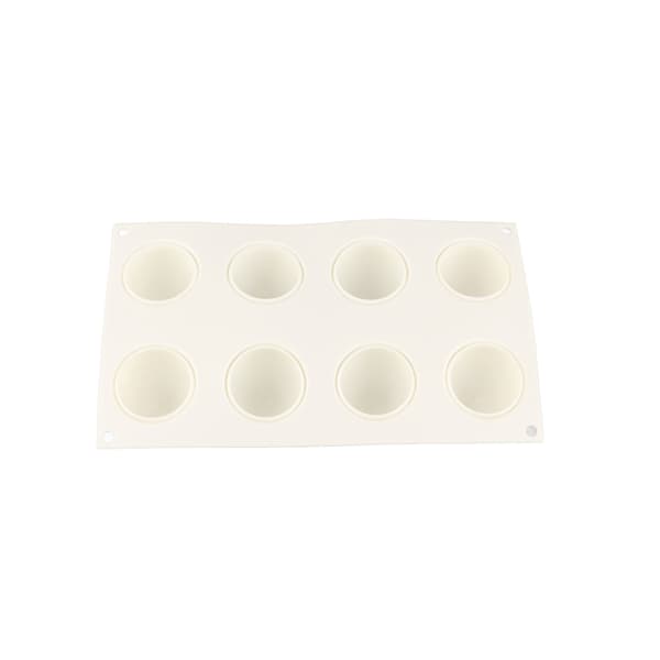 Äggformad kakform 8-håls silikonform non-stick DIY bakform
