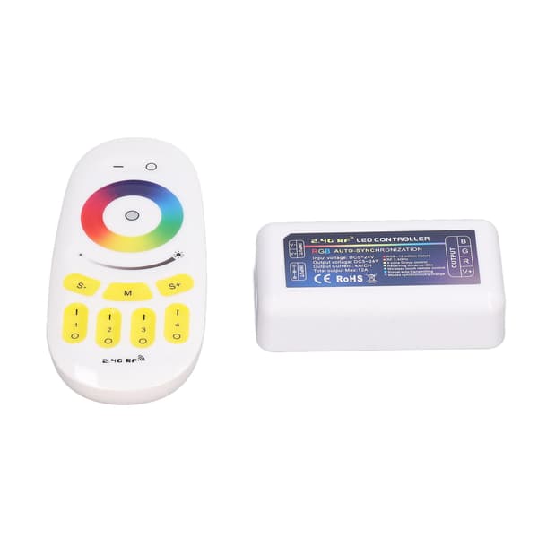 LED Controller DC524V 2.4G Quad Group Touch LED Strip Light Strip RGB Controller Kompatibel med MILIGHT