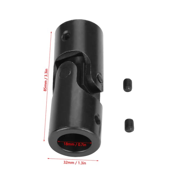 Akselkobling Motorforbinder DIY Styring Universalled 18*32*85mm