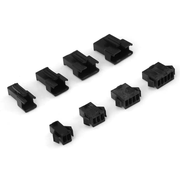 200 STK SM Stikforbindelse 2/3/4/5PIN Han Hun Ledning Jumper Pin Header Stikhus Sæt