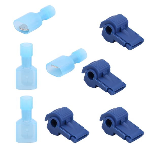 120 par TTap Quick Splice Wire Electrical Terminals Connectors Assortment Kit (Blå)