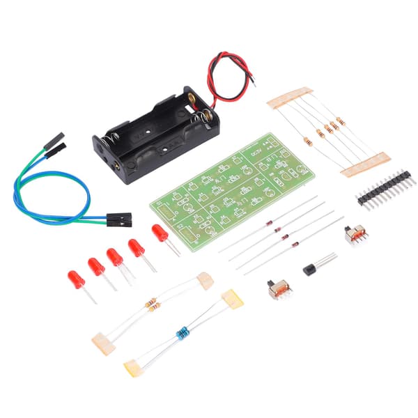 Diskret komponentgrindkretskit Analog krets Slitstark ABS DIY elektronikkit för experimentell träning