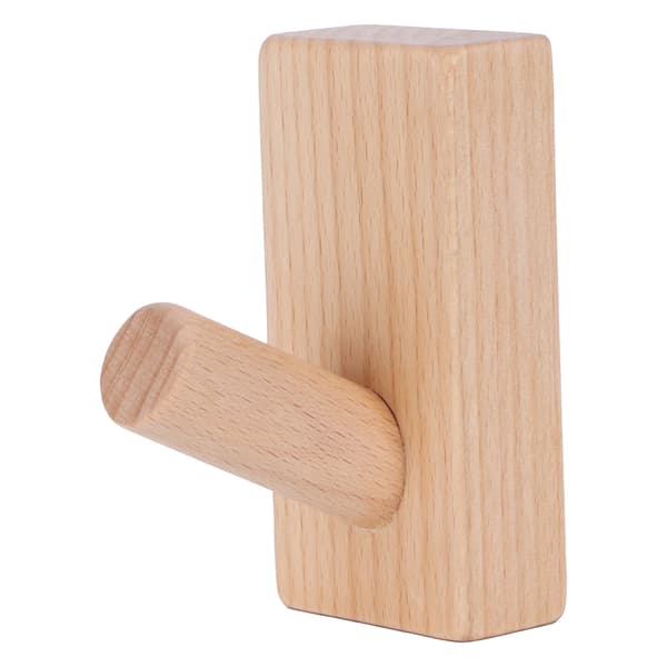 Originalitet Väggmonterad Krok Trä Dörr Kläder Hatt Hängare för Sovrum Badrum