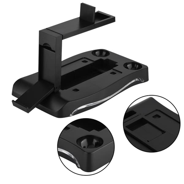 PS4 VR Controller Opladningsdockingstation med dobbelt opladerbase, holder til PlayStation VR Motion Controllers