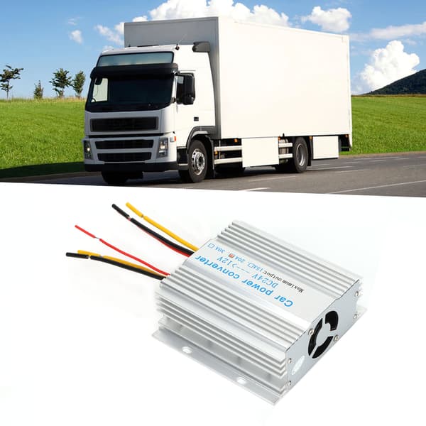 24V til 12V 20A 240W Bilstrømomformer DC-adapter til bus, lastbil, autocamper, solsystem
