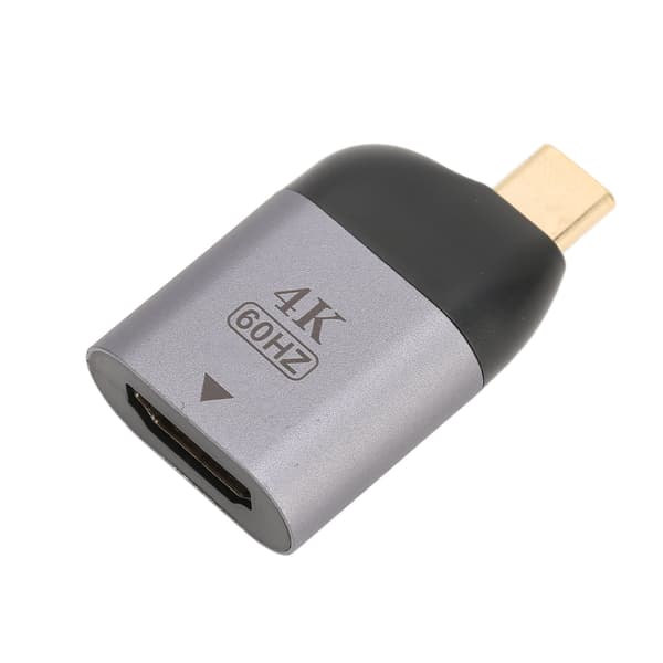 USB-C til HDMI-adapter 4K 60Hz, bærbar USB 3.1 Type-C til HD Multimedia Interface-konverter til bærbar computer og pc