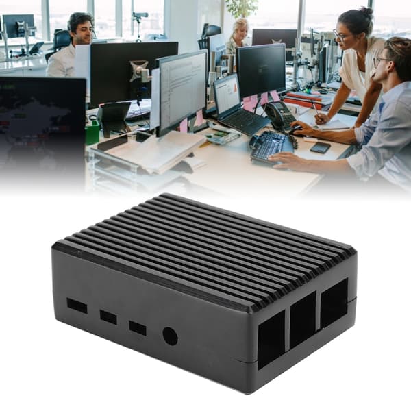 Hölje i aluminiumlegering, metallkapsling, kylskal för Raspberry Pi 4B