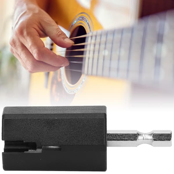 Gitarr Elektrisk Borrplugg Gitarrsträngsvindare Huvudverktyg Stiftavdragare Tillbehör