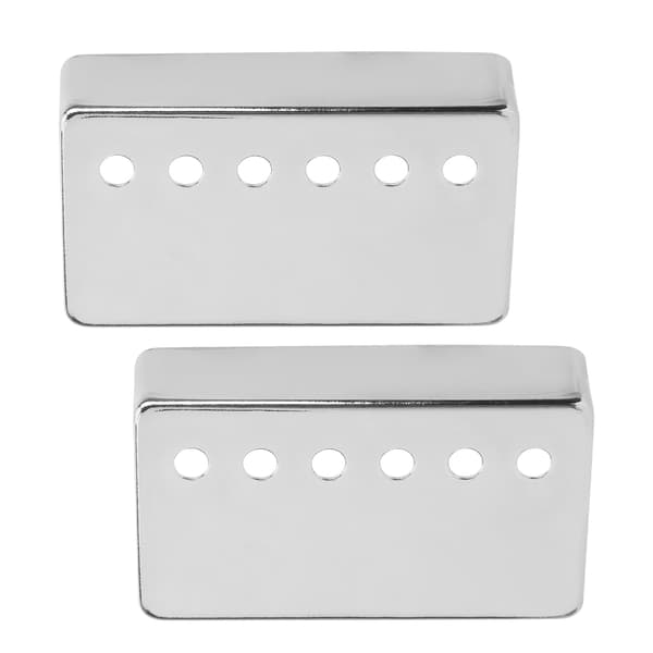2x Elgitarr Pickup Skalöverdrag Nickelsilver 50/52mm Gitarrdelar