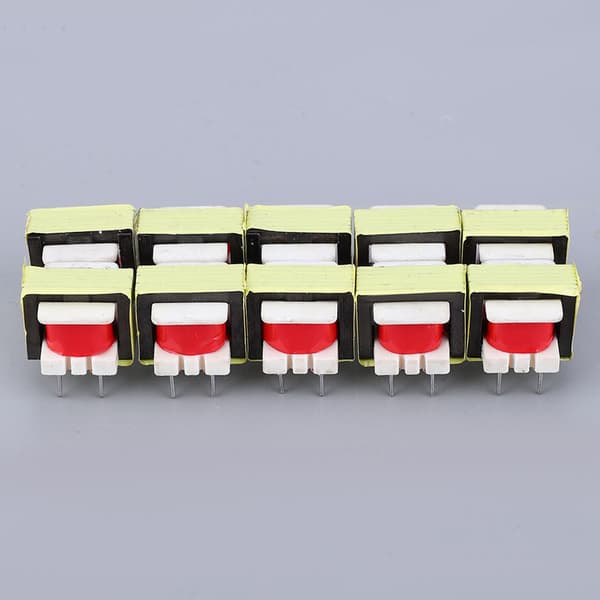 10 stk. 1300 : 8 Ohm lydtransformator EE14 Transformateur POS Transformador