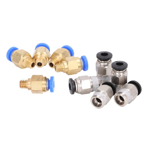 20 stk. 3D-printer pneumatisk fitting PC4-M6 PC4-10 tilbehørssæt til Creality Ender 3