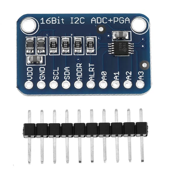 1 stk. 16-bit I2C ADC udviklingskort analog til digital konverteringsmodul