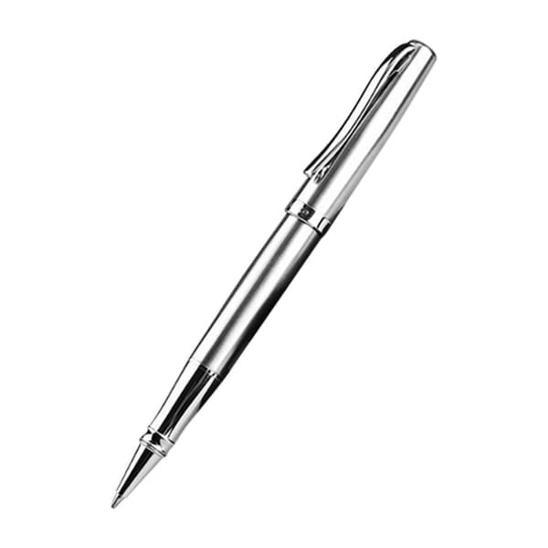 Kuglepen i rustfrit stål, rollerball-pen, gave til forretningsmøde