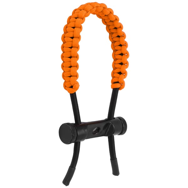 Justerbar flätad handledsrem för compoundbåge, bågskytteträning, orange, en storlek