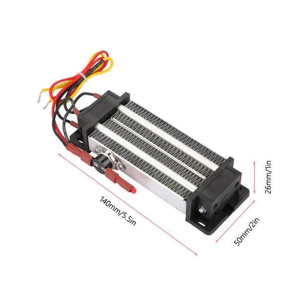 PTC Varmeelement Keramisk Luftvarmer Termostatisk 500W 110V