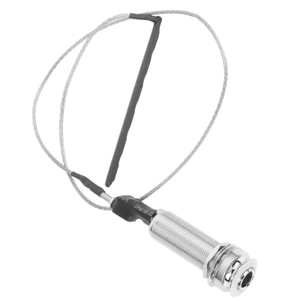 Gitarrpickup Jack 6,35 mm utgång cylindrisk fatkontakt för elgitarr Pipa Ukulele Citra