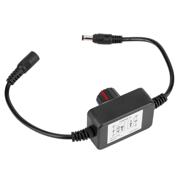 5-24V Variabel DC Hastighedsregulator Uendelig Lys Temperaturkontakt til Motor Boremaskine Controller