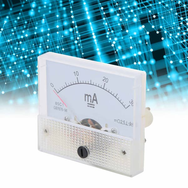 85C1 DC 0-30MA Pointer DC Amperemeter Hoved Amperemeter Strømmåleinstrument
