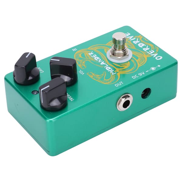 Overdrive Gitarrpedal True Bypass Effekt för Elgitarr Musiktillbehör