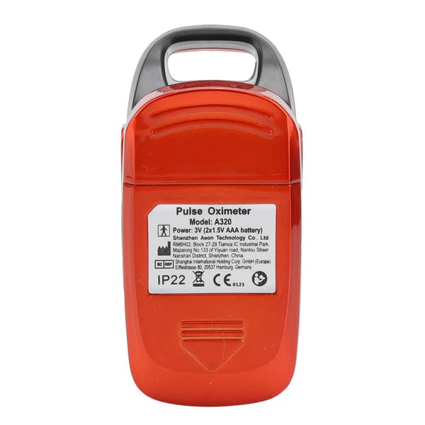 A320 Fingerpulsoximeter Blodilt SpO2 Pulsmåler