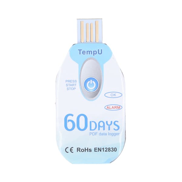 Mat temperaturinspelare Bärbar temperaturdatalogger PDF-rapport USB-driven datalogger