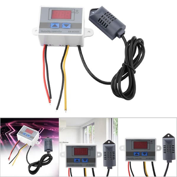 XH-W3005 Digital Hygrometer Switch Controller Fugtighedssensor 0~99%RH 220V