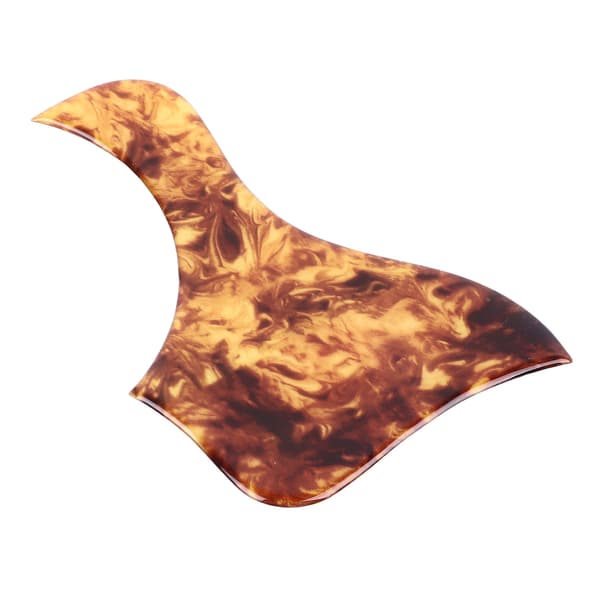 PVC Guitar Scratchplate Protector, Tyk Ridsefast Selvklæbende Pynteplade til Akustisk Guitar, Moderne Tilbehør