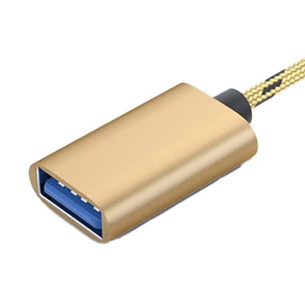 Guld USB 3.0 OTG-kabel A til Type C Micro-adapter Multifunktionelt bærbart USB til Type C-kabel