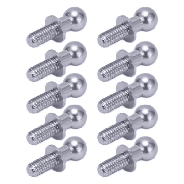 10 stk. Titanium Stål Kugleled Stangende Støddæmper Forbindelse til Tamiya TT01 TT02 RC Hobby Bil