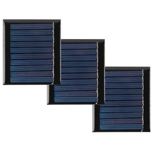 3 stk./sæt 0,3W 5V Mini Polykrystallinsk Silicium Solcellepanel Modul til DIY-projekter Legetøj