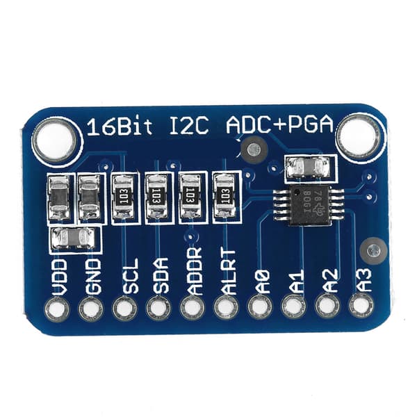 1 stk. 16-bit I2C ADC udviklingskort analog til digital konverteringsmodul