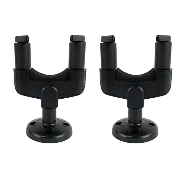 2-pack ABS Gitarrhängare Väggfäste 5cm/2in Mun Kompakt Reptålig för Hemstudio Klassrum Fiol Bas Ukulele