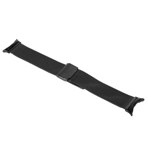 Magnetiske Mesh Loop-remme til Google Pixel Watch Band Justerbar Urrem i Rustfrit Stål Sort