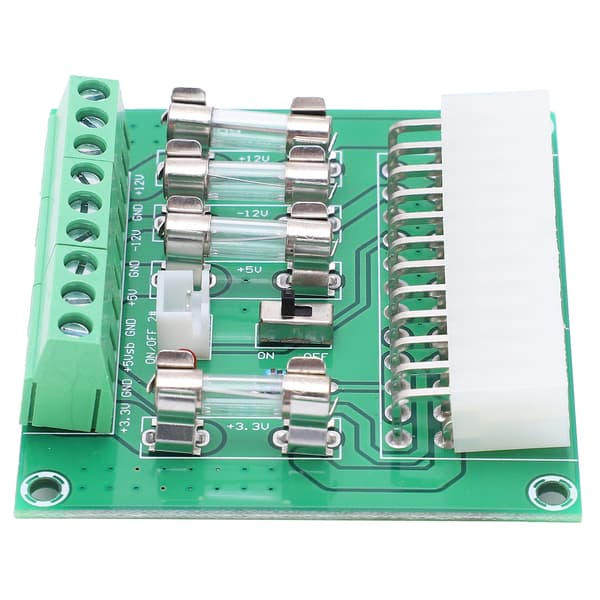 ATX Power Board Computerforsyning Adaptermodul 20Pin 24Pin til Computer Benchtop Desktop