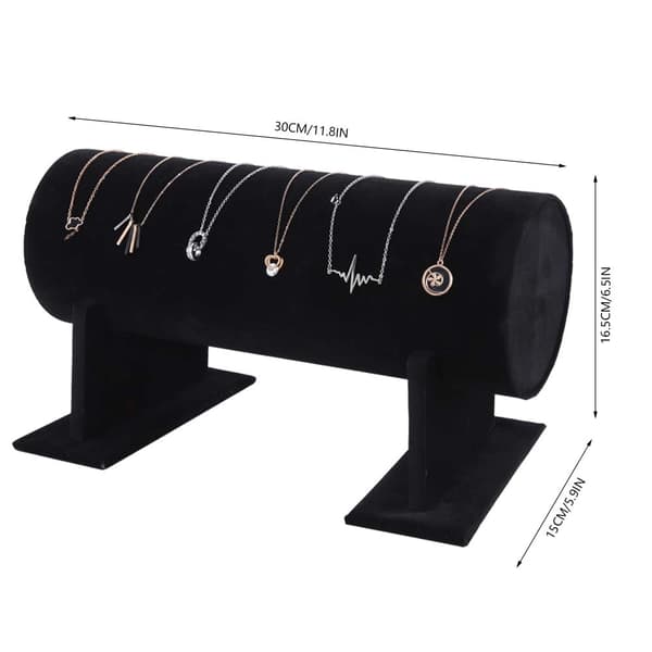 Sort Hårbøjle Organizer Stativ Holder Rack Hår Smykker Display Tilbehør