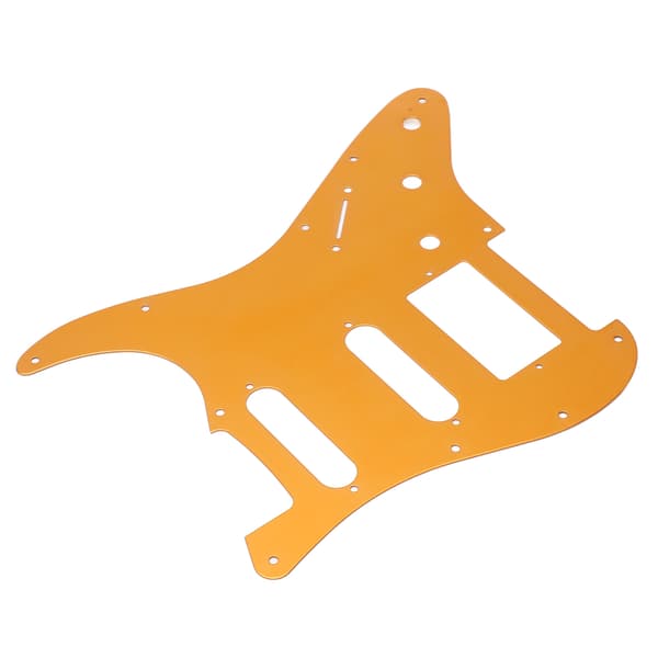 SSH Elguitar Pickguard Aluminiumlegering Orange Ridseplade til Beskyttelse