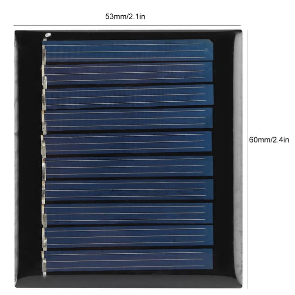 3 stk./sæt 0,3W 5V Mini Polykrystallinsk Silicium Solcellepanel Modul til DIY-projekter Legetøj