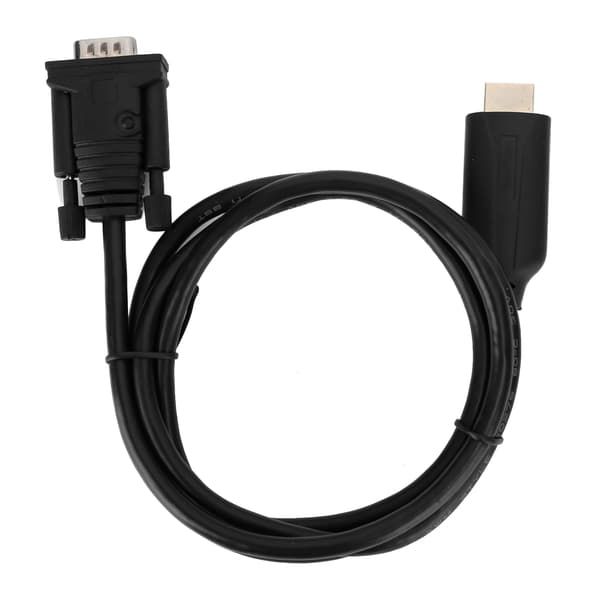HDMI til VGA-adapterkabel 1,2 m, digital til analog konverter til pc, bærbar computer, skærm