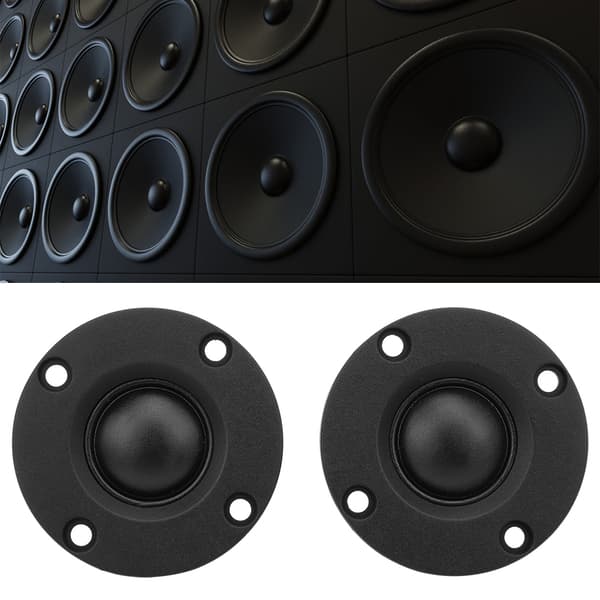 2 stk. 2\" 6 Ohm 30W HiFi Diskanthøjttaler Driver, Stereo Horn Audio Bashøjttaler Erstatning
