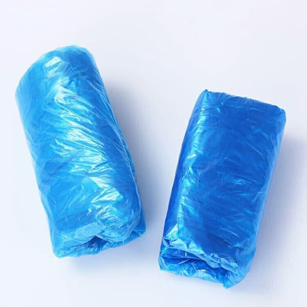 100 st/förpackning Plastärmar Engångsärmskydd Blå