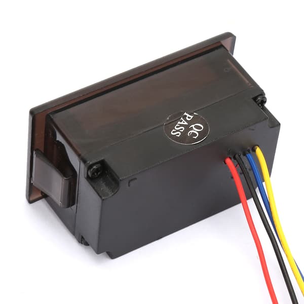 YB28VE Vattentät Elektrisk Bil Digital Display Batteriindikator Voltmeter