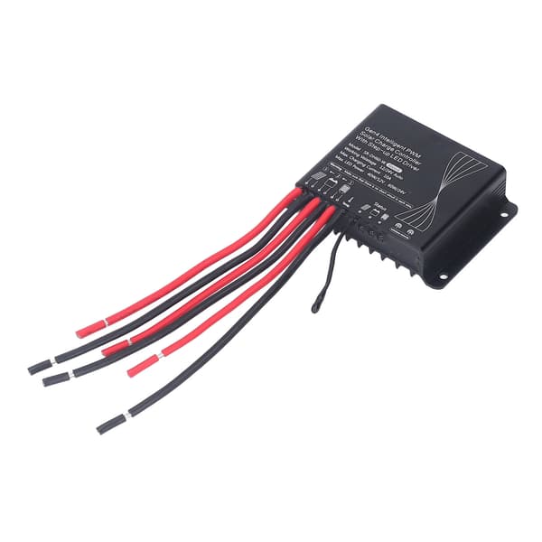 Solar ladecontroller 12V 24V PWM batteriopladningsregulator med LED-stepperdriver