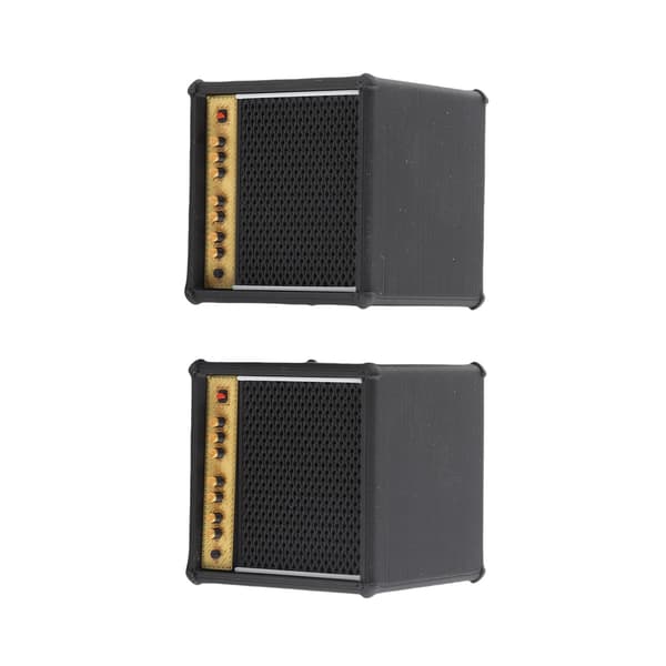2-pack PLA gitarrplektrumbox högtalardesign heminredning plektrumförvaring 4,1x4,1x4cm