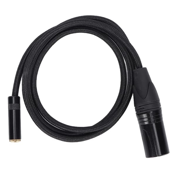 XLR han til 3,5 mm hun lydadapterkabel til MP3, forstærker, mixer, 1m/3,3ft