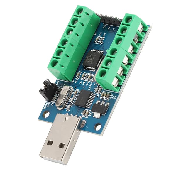 STM32 USB ADC-modul 10CH 12Bit dataindsamlingskort UART seriel interface