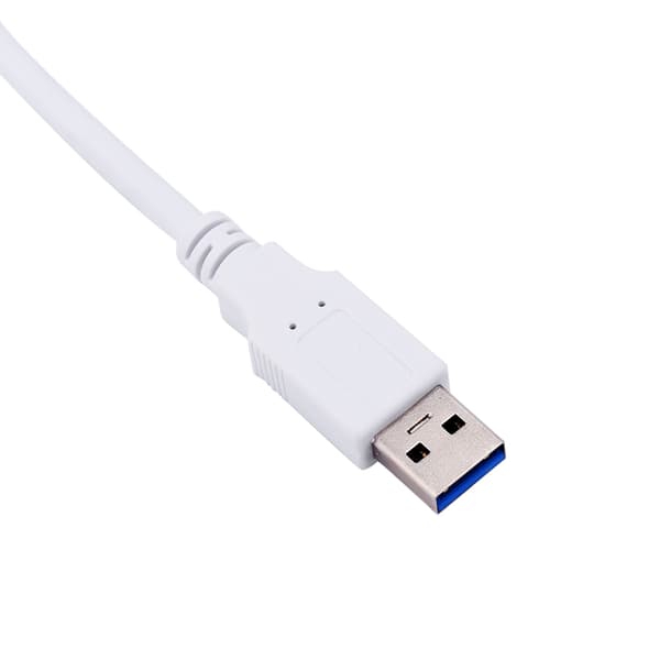 USB 3.0 til HDMI-adapterkabel til PC, 1080P Video Graphics Converter, Hvid