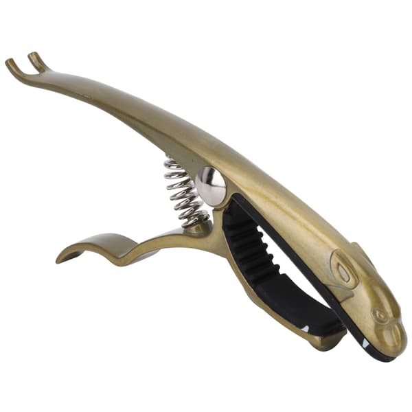 K72 Gitarr Capo Zinklegering Bronsfärgad Grodaformad Capo för Gitarr Ukulele Mandolin