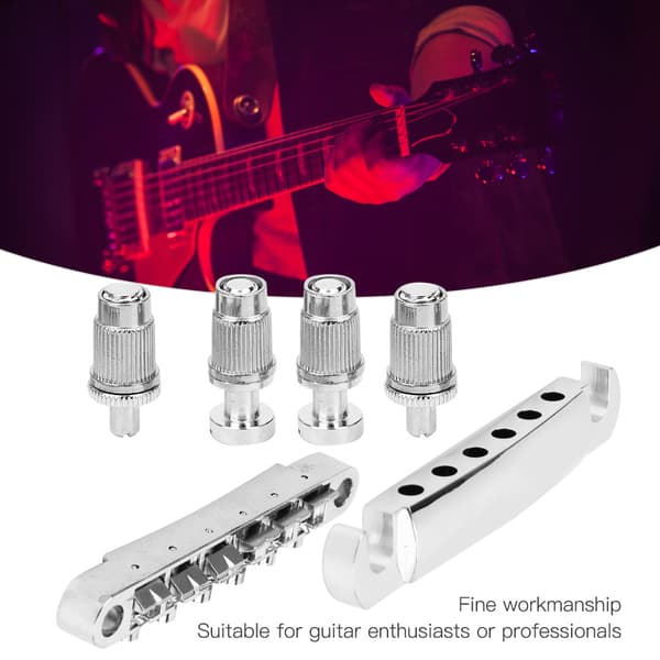 6-strängad fast stall-kit i zinklegering för LP elgitarrhårdvara