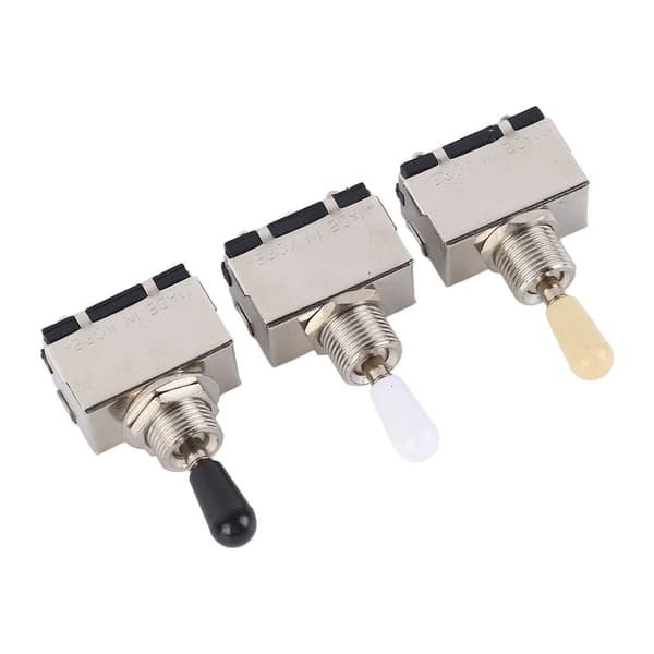 3-pack metall 3-läges elgitarr vippströmbrytare, tonväljare för gitarrhårdvara