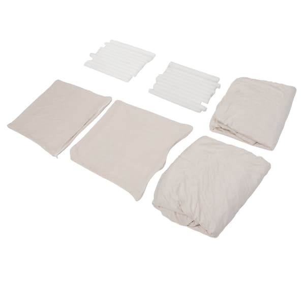 2-pack flexibla sofföverdrag, mjukt soffskydd, maskintvättbart, allround sofföverdrag, passar 3-sits 190-230 cm
